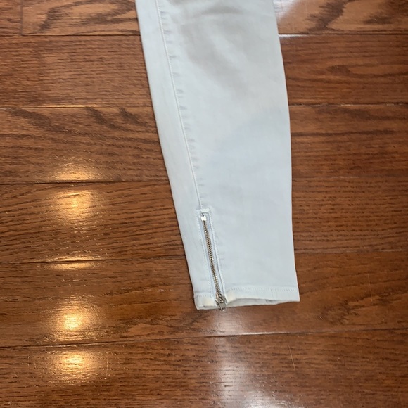 JBrand Cropped Zip dove grey stretch ankle skinny - Picture 3 of 4